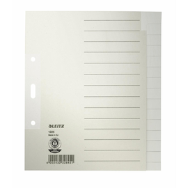 Register Blanko A5 hoch 170x200mm 15-teilig grau Papier Leitz 1225-00-85 Produktbild