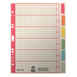 Register Blanko A5 165x210mm 6-teilig farbig bedruckt Karton Leitz 4355-00-85 Produktbild