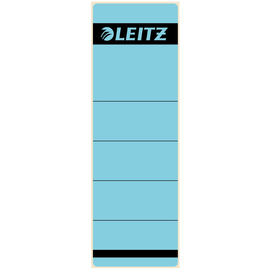 Rückenschilder für Handbeschriftung 61,5x191mm kurz breit blau selbstklebend Leitz 1642-00-35 (BTL=10 STÜCK) Produktbild