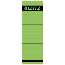 Rückenschilder für Handbeschriftung 61,5x191mm kurz breit grün selbstklebend Leitz 1642-00-55 (BTL=10 STÜCK) Produktbild