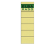 Rückenschilder für Handbeschriftung 59x190mm kurz breit chamois selbstklebend Elba 100420953 (BTL=10 STÜCK) Produktbild