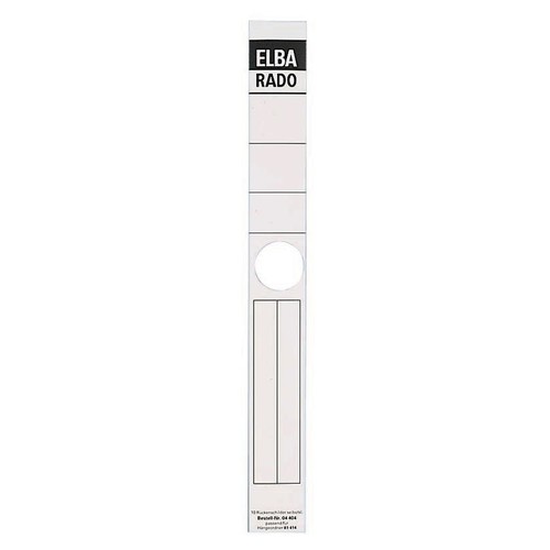 Ruckenschilder Fur Hangeordner 290x34mm Extra Schmal Weiss Selbstklebend Elba Btl 10 Stuck Kaufen Ruckenschilder Bei Liebl De