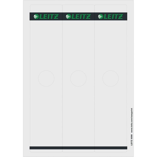 Ruckenschilder Fur Hangeordner Zum Bedrucken 61x279mm Lang Breit Grau Selbstklebend Leitz 6098 00 85 Pack 75 Stuck Kaufen Ruckenschilder Bei Liebl De