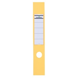 Rückenschilder mit Einsteckschild Ordofix 60x390mm lang breit gelb selbstklebend Durable 8090-04 (BTL=10 STÜCK) Produktbild