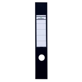 Rückenschilder mit Einsteckschild Ordofix 60x390mm lang breit schwarz selbstklebend Durable 8090-01 (BTL=10 STÜCK) Produktbild