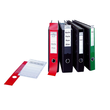 Rückenschilder mit Einsteckschild Ordofix 40x390mm lang schmal rot selbstklebend Durable 8091-03 (BTL=10 STÜCK) Produktbild Additional View 1 S