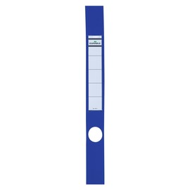 Rückenschilder mit Einsteckschild Ordofix 40x390mm lang schmal blau selbstklebend Durable 8091-06 (BTL=10 STÜCK) Produktbild
