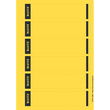 Rückenschilder zum Bedrucken 39x192mm kurz schmal gelb selbstklebend Leitz 1686-20-15 (PACK=150 STÜCK) Produktbild