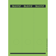 Rückenschilder zum Bedrucken 61x285mm lang breit grün selbstklebend Leitz 1687-00-55 (PACK=75 STÜCK) Produktbild
