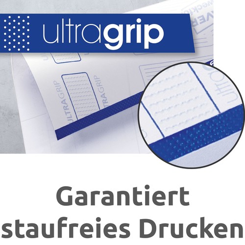 Rückenschilder zum Bedrucken 61x192mm kurz breit auf A4 Bögen rot selbstklebend Zweckform L4766-20 (PACK=80 STÜCK) Produktbild Additional View 4 L