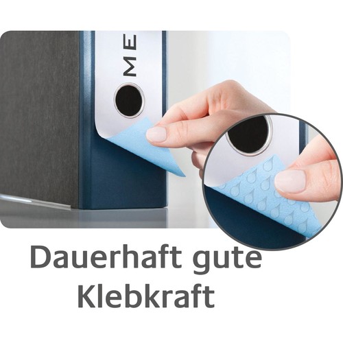Rückenschilder zum Bedrucken 61x297mm lang breit auf A4 Bögen rot selbstklebend Zweckform L4752-20 (PACK=60 STÜCK) Produktbild Additional View 4 L