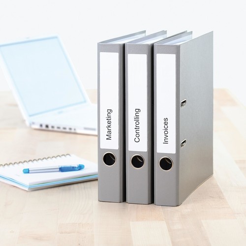 Rückenschilder zum Bedrucken 38x192mm kurz schmal auf A4 Bögen weiß Foto- Qualität selbstklebend Herma 4825 (PACK=175 STÜCK) Produktbild Additional View 3 L