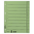 Trennblätter mit abschneidbaren Taben A4 240x300mm grün vollfarbig Karton Leitz 1658-00-55 Produktbild
