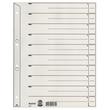 Trennblätter mit abschneidbaren Taben A4 geöst 238x300mm grau vollfarbig Karton Leitz 1654-00-85 Produktbild