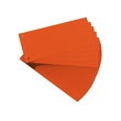 Trennstreifen gelocht 105x240mm orange vollfarbig recycling BestStandard (PACK=100 STÜCK) Produktbild