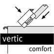 Vollsichtreiter vertic für Hängemappen 58x20mm transparent Elba 100552070 (PACK=25 STÜCK) Produktbild Additional View 1 S