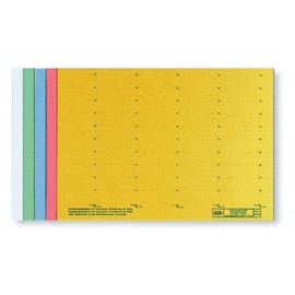 Blanko-Schildchen für Hängemappen 58x18mm weiß Elba 100555644 (BG=50 STÜCK) Produktbild