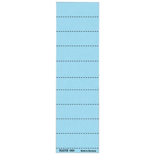 Blanko-Schildchen für Hängemappen 60x21mm blau Leitz 1901-00-35 (BTL=100 STÜCK) Produktbild Front View L