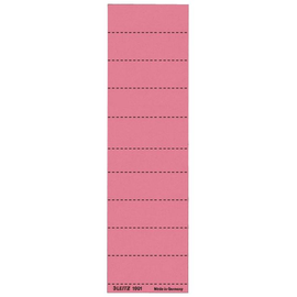 Blanko-Schildchen für Hängemappen 60x21mm rot Leitz 1901-00-25 (BTL=100 STÜCK) Produktbild