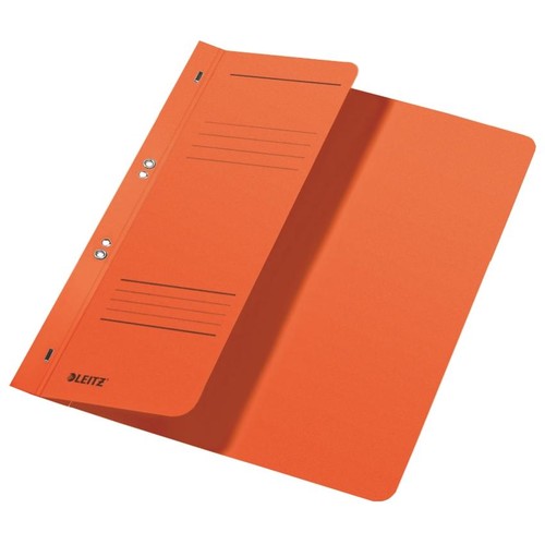 Ösenhefter 1/2 Vorderdeckel kaufmännische Heftung 238x305mm für 170Blatt orange Karton Leitz 3740-00-45 Produktbild Front View L