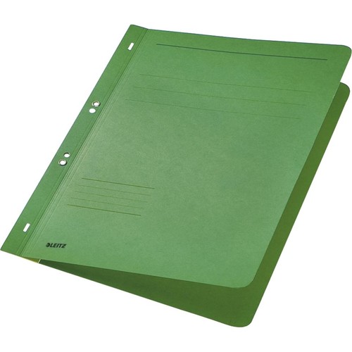 Ösenhefter 1/1 Vorderdeckel Amtsheftung 240x305mm für 170Blatt grün Karton Leitz 3742-00-55 Produktbild Front View L