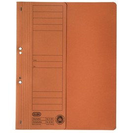 Ösenhefter 1/2 Vorderdeckel kaufmännische Heftung 240x305mm für 200Blatt orange Karton Elba 100551881 Produktbild