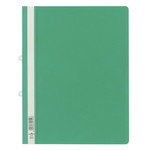 Schnellhefter mit Abheftschieber A4 überbreit grün Durable 2580-05 Produktbild Front View L