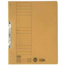 Schlitzhefter 1/1 Vorderdeckel für kaufmännische Heftung 240x305mm für 200 Blatt gelb Karton Elba 100551885 Produktbild