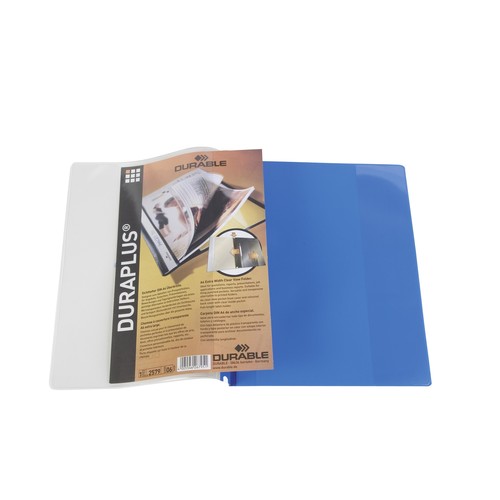 Präsentationshefter Duraplus A4 Überbreite blau Durable 2579-06 Produktbild Additional View 3 L