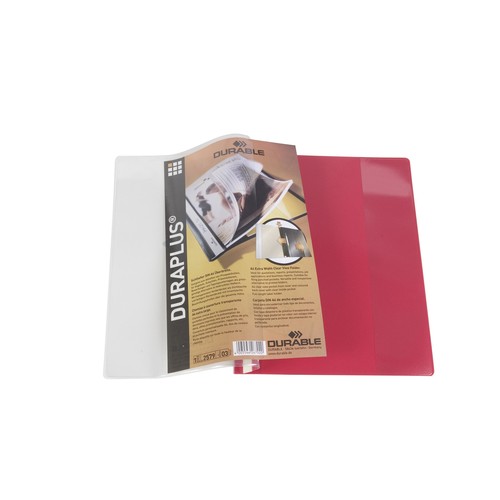 Präsentationshefter Duraplus A4 Überbreite rot Durable 2579-03 Produktbild Additional View 3 L