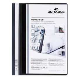 Präsentationshefter Duraplus A4 Überbreite schwarz Durable 2579-01 Produktbild