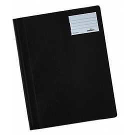 Schnellhefter opak A4 mit Beschriftungsfenster+Innentasche schwarz Durable 2500-01 Produktbild