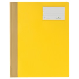 Schnellhefter opak A4 mit Beschriftungsfenster+Innentasche gelb Durable 2500-04 Produktbild