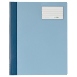 Schnellhefter opak A4 mit Beschriftungsfenster+Innentasche blau Durable 2500-06 Produktbild