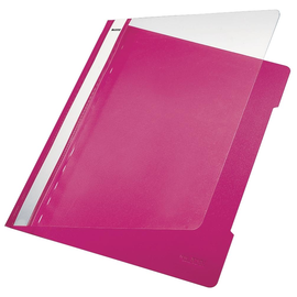 Schnellhefter Vorderdeckel transparent A4 pink PP Leitz 4191-00-22 Produktbild