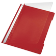 Schnellhefter Vorderdeckel transparent A4 rot PP Leitz 4191-00-25 Produktbild