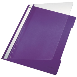 Schnellhefter Vorderdeckel transparent A4 violett PP Leitz 4191-00-65 Produktbild