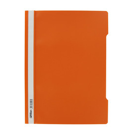Schnellhefter Vorderdeckel transparent A4 orange Plastik - neutral - 100742145 Produktbild