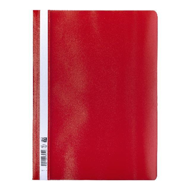 Schnellhefter Vorderdeckel transparent A4 rot Plastik - neutral - 400152404 Produktbild