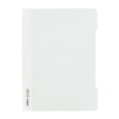 Schnellhefter Vorderdeckel transparent A4 weiß Plastik - neutral - 400152407 Produktbild