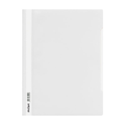 Schnellhefter Vorderdeckel transparent A4 weiß Plastik - neutral - 400152407 Produktbild Additional View 1 L