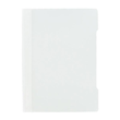 Schnellhefter Vorderdeckel transparent A4 weiß Plastik - neutral - 400152407 Produktbild
