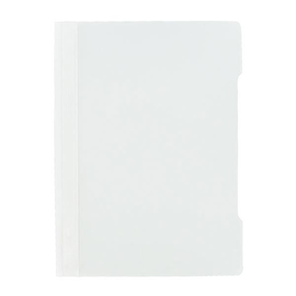 Schnellhefter Vorderdeckel transparent A4 weiß Plastik - neutral - 400152407 Produktbild