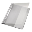 Schnellhefter Exquisit Vorderdeckel transparent A4 Längstasche im Rückdeckel grau PVC Leitz 4194-00-85 Produktbild