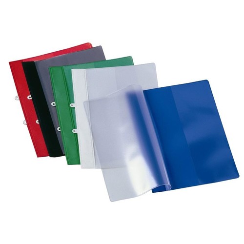 Schnellhefter mit Abheftvorrichtung und Innentasche A4 blau PVC Veloflex 4740050 Produktbild Additional View 1 L