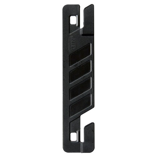 Flexofil Schlauchheftung Deckleiste für 1719 102x22mm schwarz Kunststoff Leitz 1720-00-95 (PACK=50 STÜCK) Produktbild Front View L