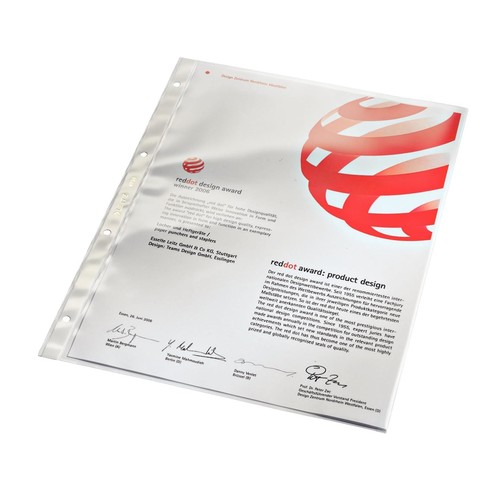 Prospekthülle oben offen A4 80µ PVC glasklar Leitz 4734-00-00 Produktbild Front View L