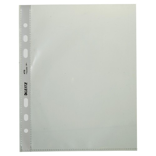 Prospekthülle oben offen A5 80µ PP glasklar Leitz 4775-00-02 Produktbild Front View L