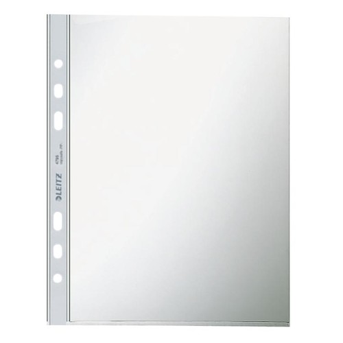 Prospekthülle oben offen A5 80µ PP genarbt Leitz 4795-00-00 Produktbild Front View L