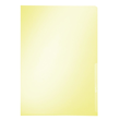 Sichthülle oben + rechts offen A4 150µ gelb PVC Hartfolie Leitz 4100-00-15 Produktbild